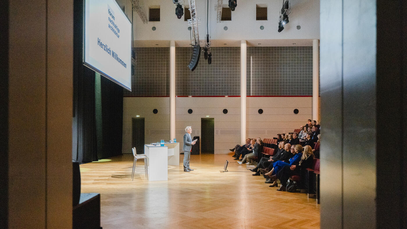 Forum nachhaltige Architektur Blick Halle