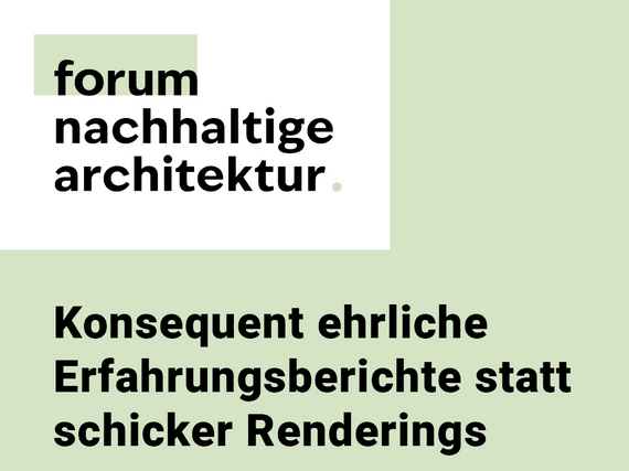 Forum Nachhaltige Architektur Visual